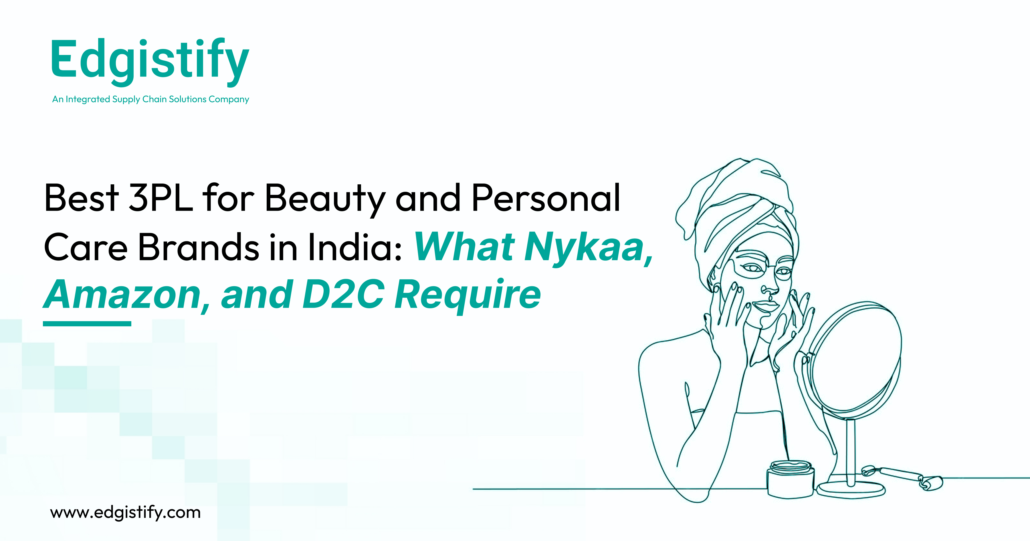 Edgistify integrated dashboard showing real-time BPC inventory levels for Nykaa and Amazon fulfilment.