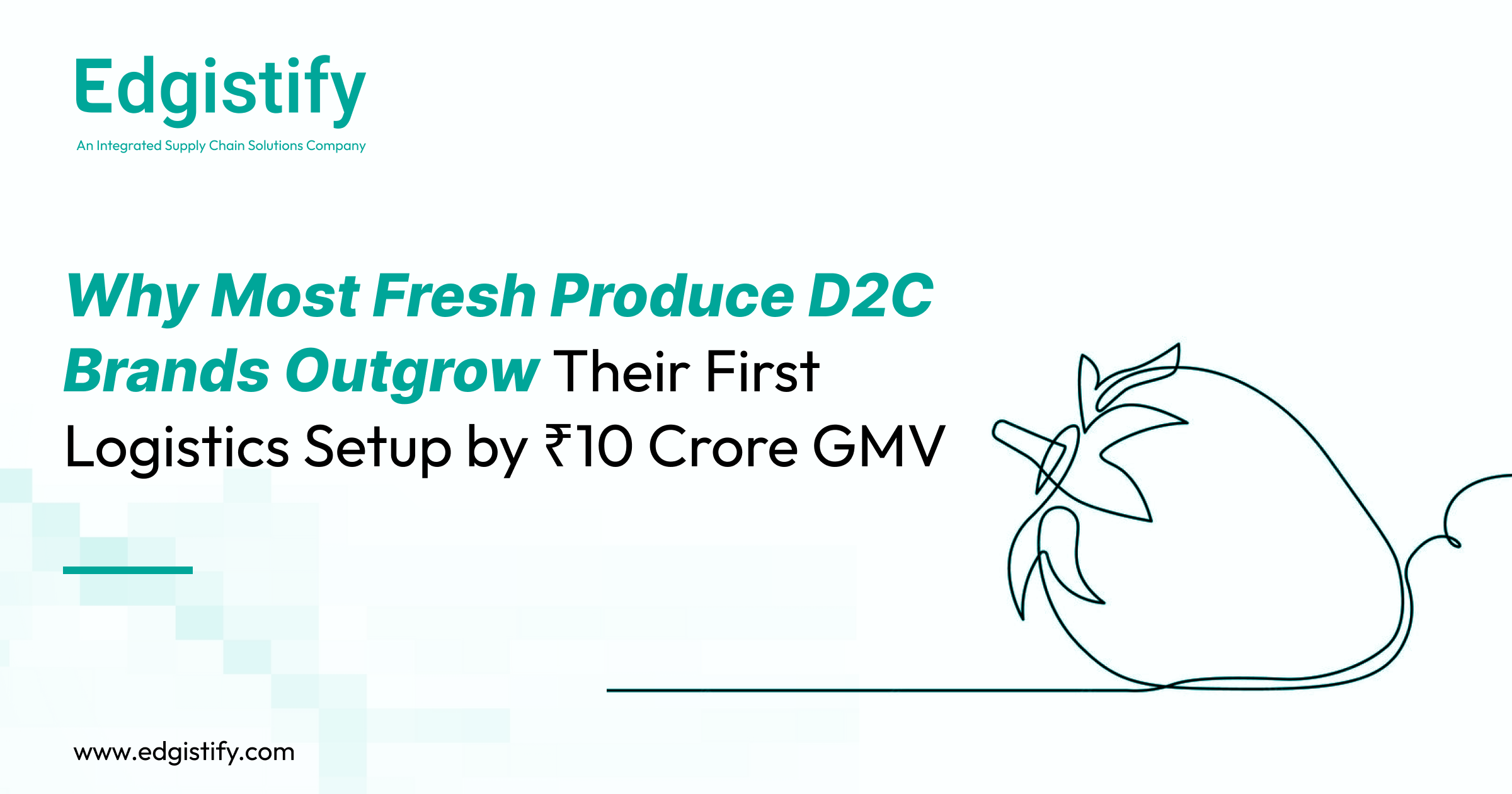  Edgistify's EdgeOS dashboard showing real-time inventory and wastage analytics for a scaling fresh produce D2C brand.