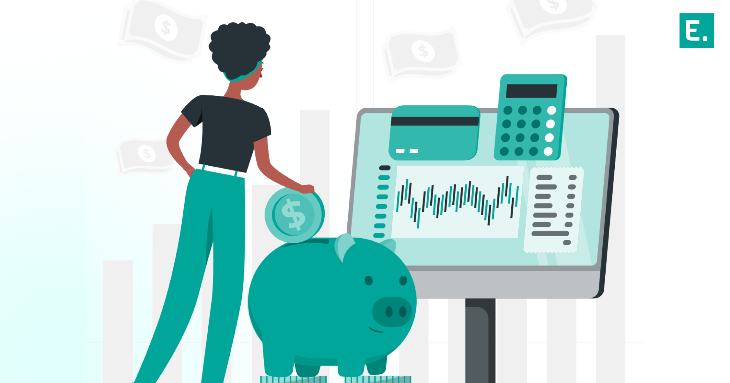 A corporate CFO reviewing working capital optimization models and carrying cost reductions on an executive financial summary screen.