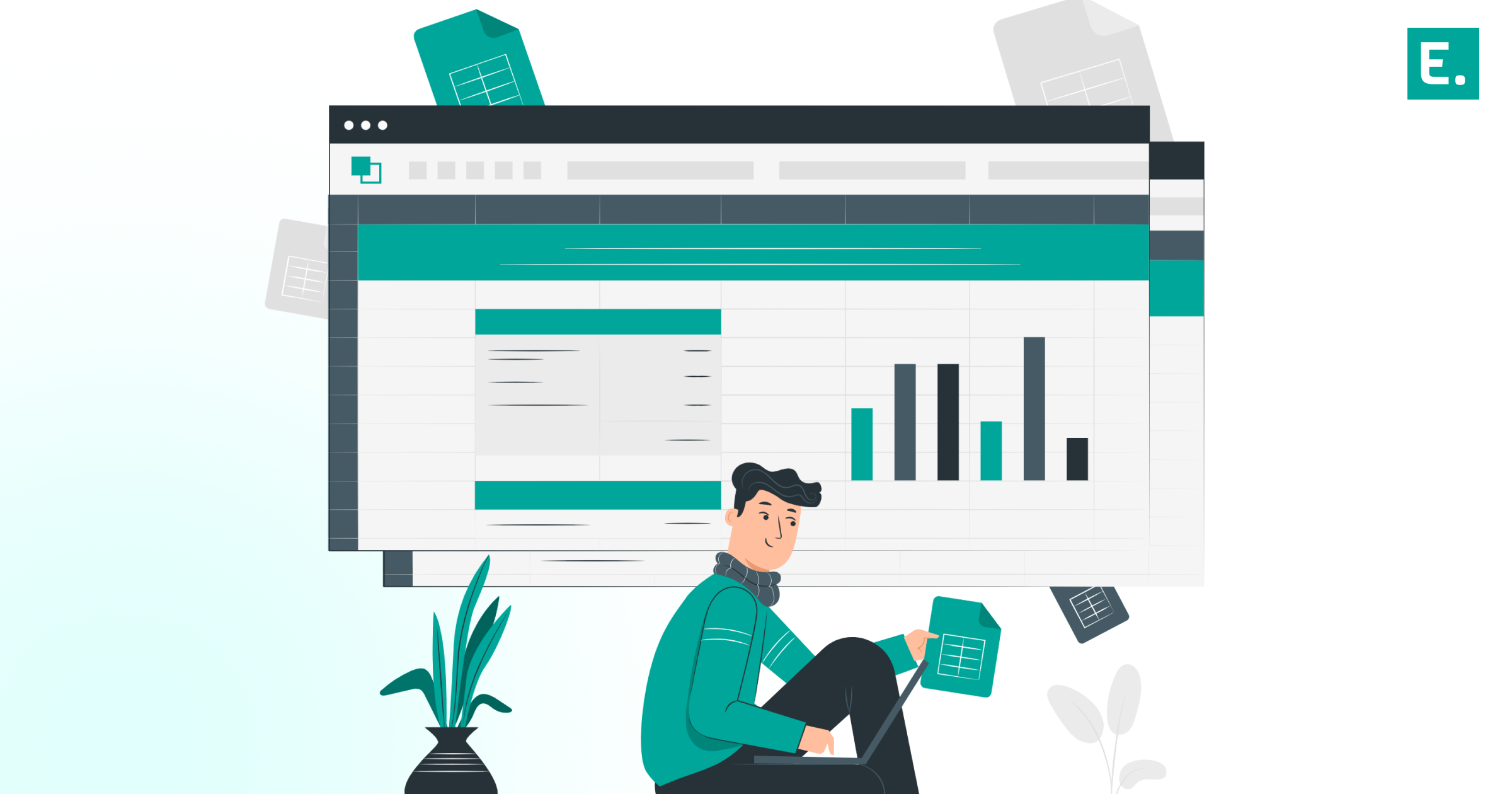 A software architect analyzing inventory integration data streams on a monitor to identify hidden data decay across middleware systems.