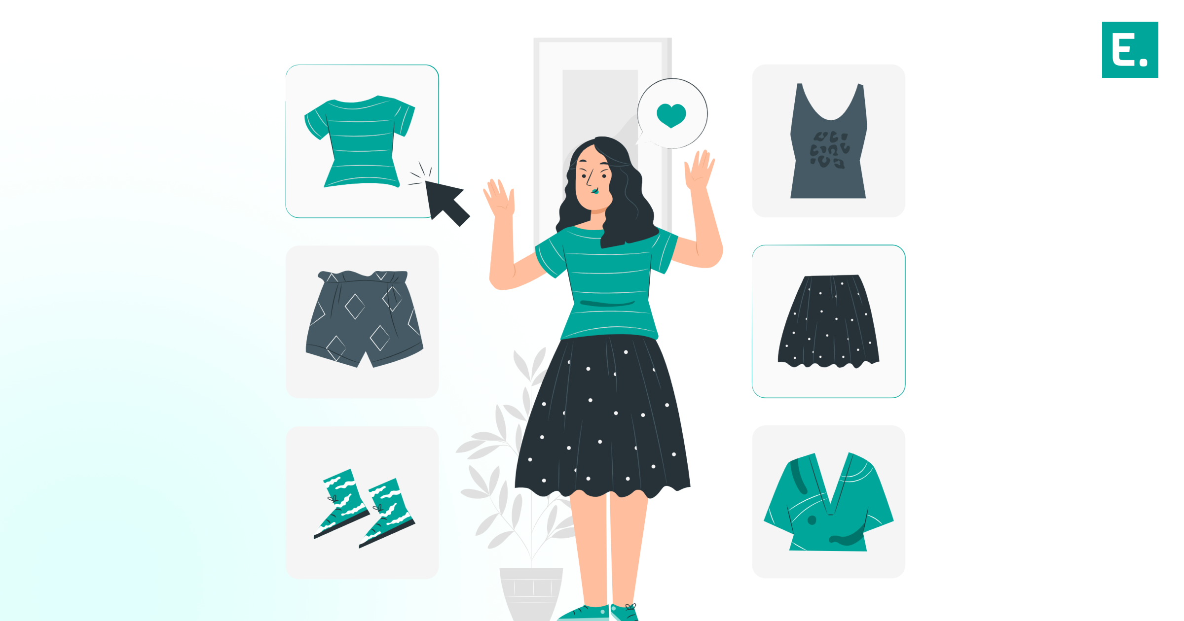An e-commerce manager reviewing unified apparel inventory software showing real-time stock alignment across online and retail store channels.