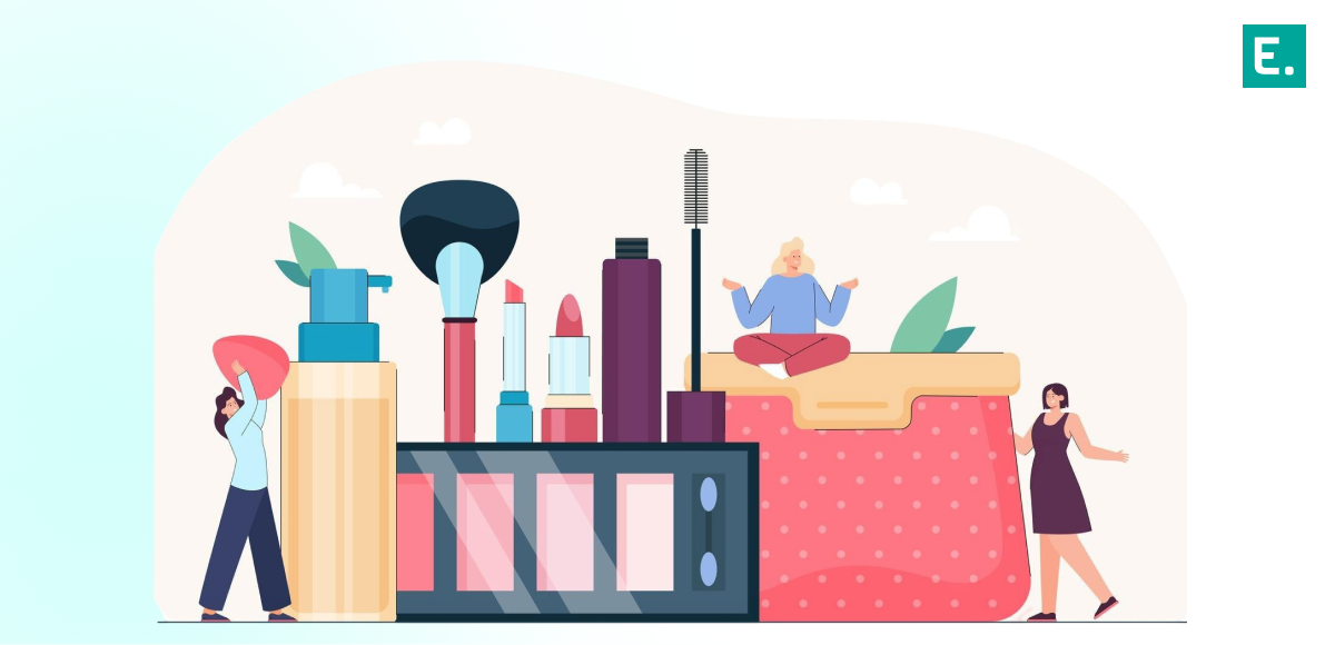 Modern warehouse operations managing inventory storage and B2B wholesale dispatch for personal care products.