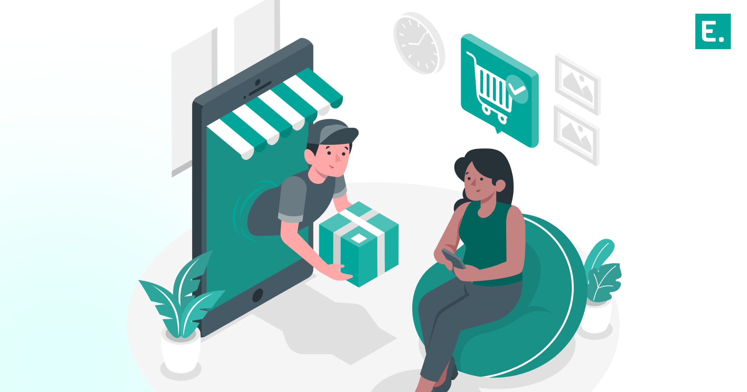 A data analytics graph showing how an e-commerce courier aggregator platform improves courier delivery speed to reduce cash on delivery returns.