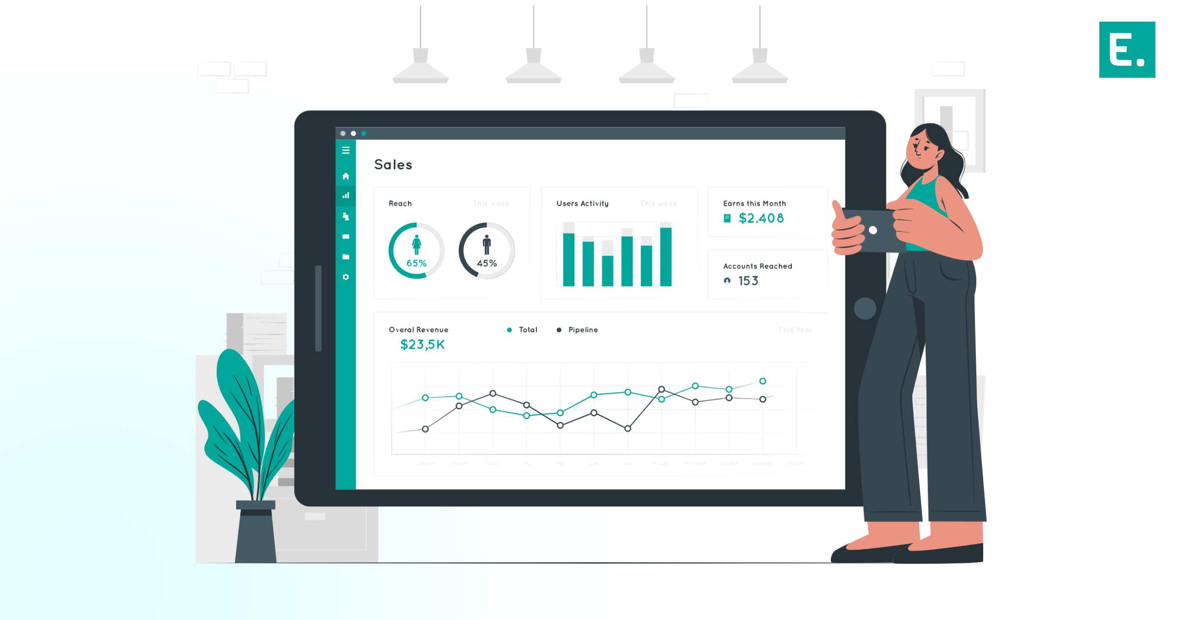 A central warehouse inventory management interface syncing real-time stock levels across multiple e-commerce sales channels and digital marketplaces.