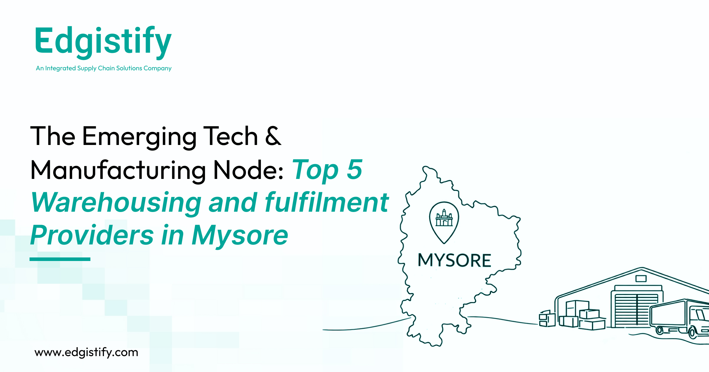 Grade A warehouse in Kadakola, Mysore, featuring ESD-safe flooring and specialized storage for electronics and semiconductor components.