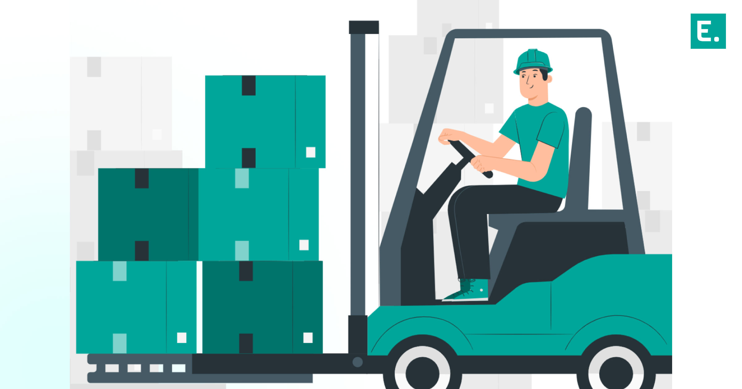 A logistics controller managing truck dock arrival windows on a mobile interface outside a compact urban micro-fulfillment facility.