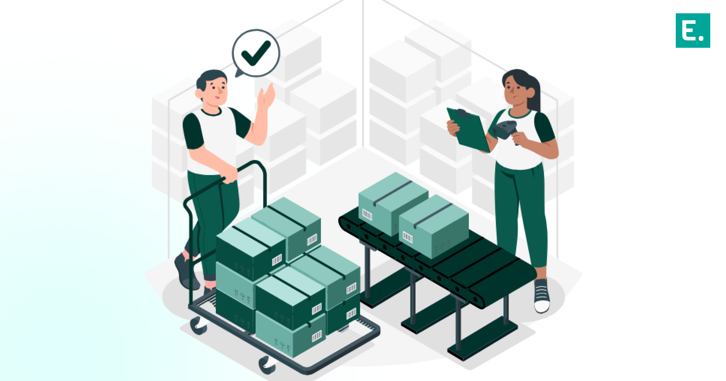 An infographic showing how performance-linked fulfilment fees reduce overall logistics costs from 15 percent to 10 percent.