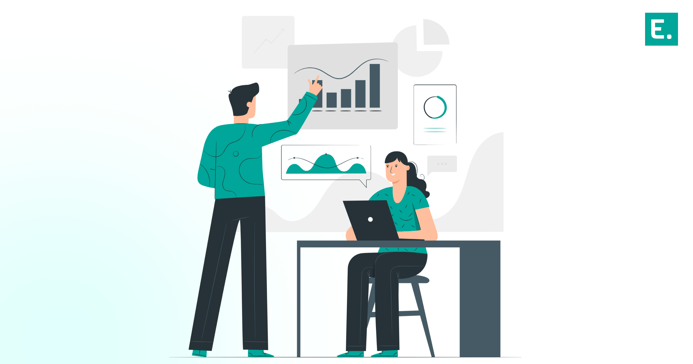 Infographic displaying a data flywheel where increasing logistics shipping volume feeds a self-learning AI network, improving predictive analytics and deepening a competitive market moat.