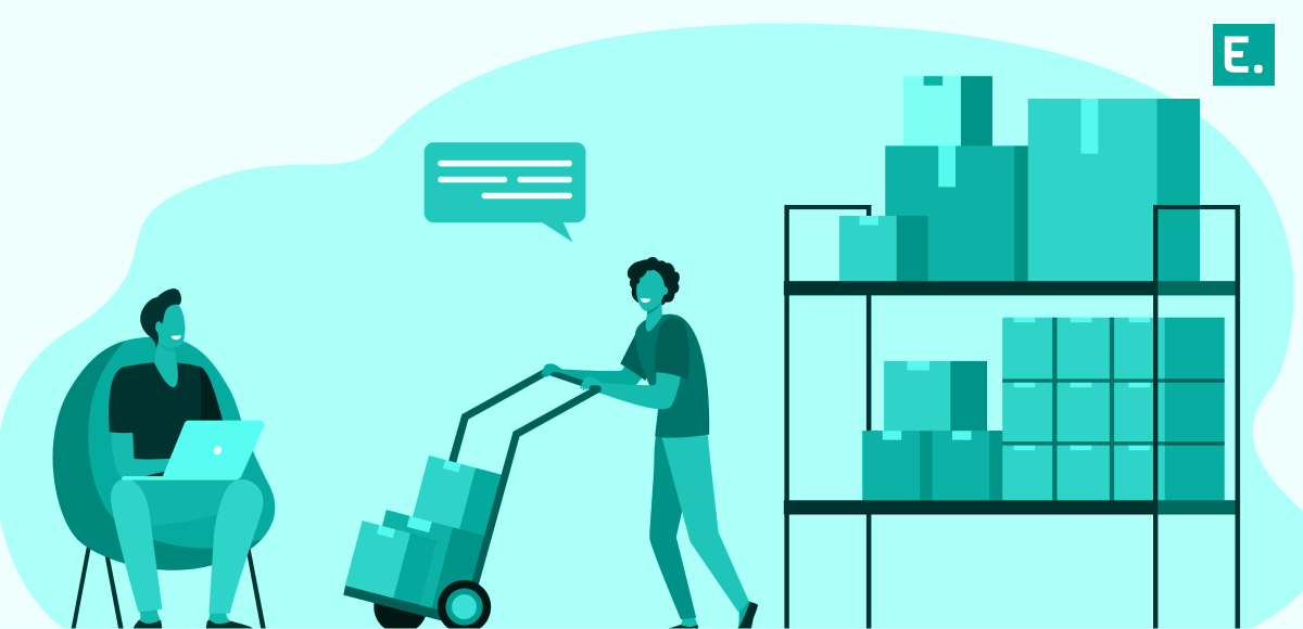 Modern logistics distribution hub showcasing flexible pallet storage and automated inventory tracking for B2B supply chain optimization.