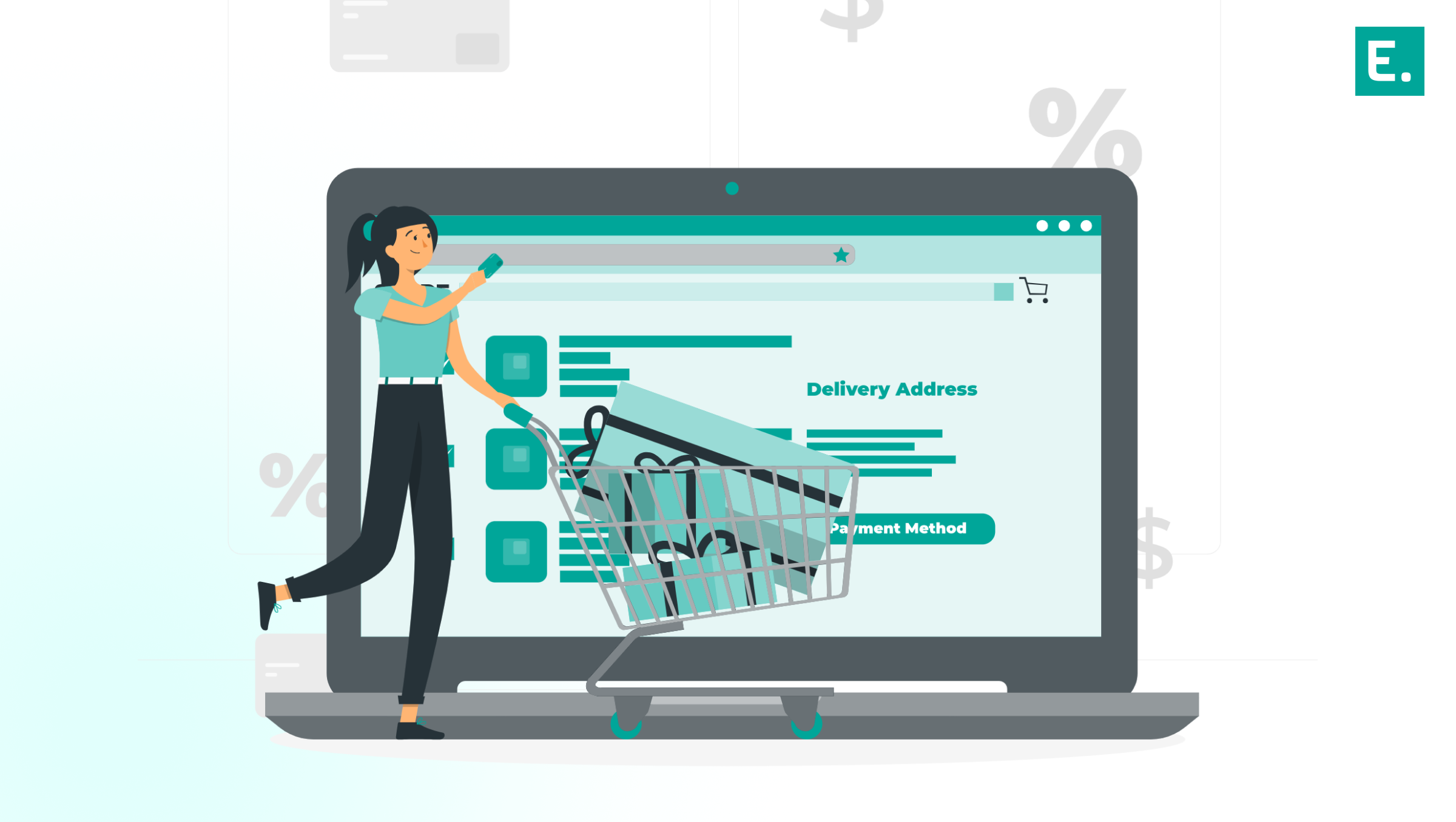 An enterprise stock console tracking fulfillment data and mapping autonomous low-stock flag alerts from warehouse storage bins to online stores via EdgeOS.