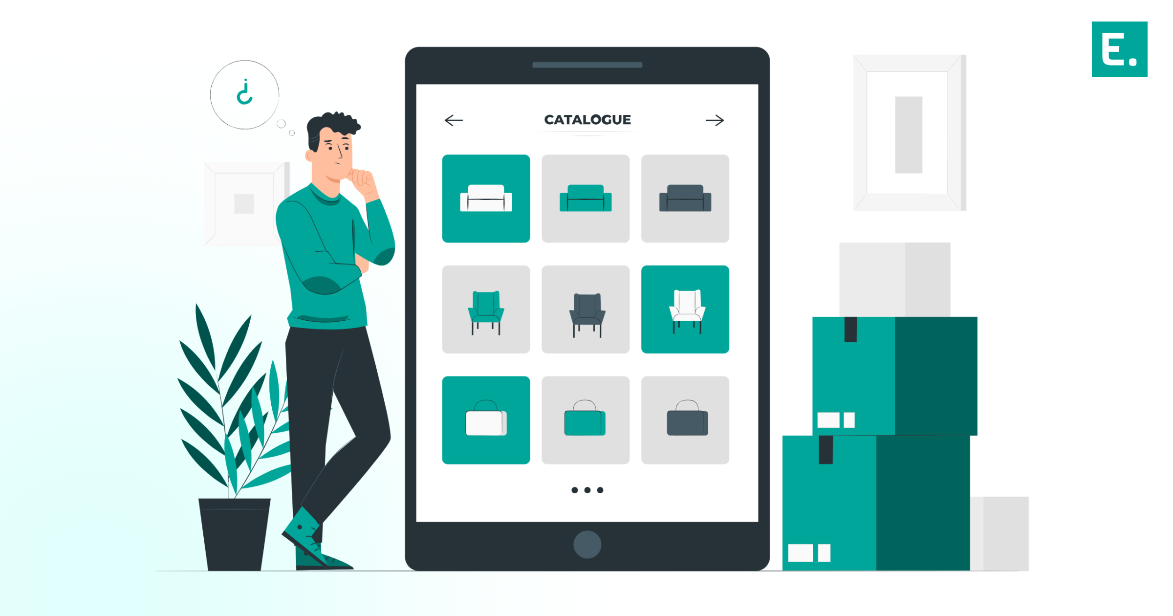 An infographic depicting the continuous data cycle of the Closed-Loop Framework inside an active e-commerce fulfillment warehouse