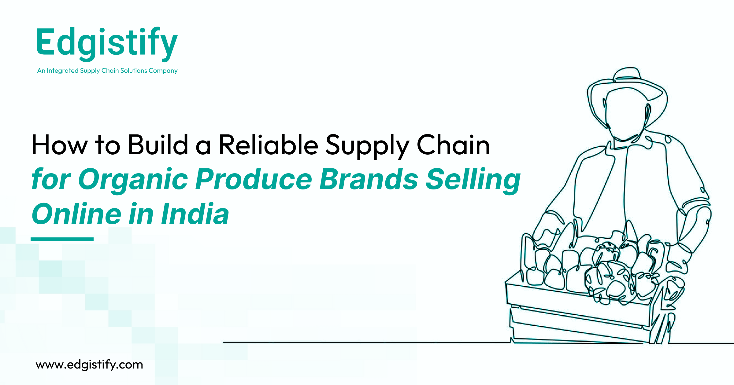 Edgistify's unified agri-logistics dashboard showing real-time temperature monitoring and traceability for a certified organic brand.