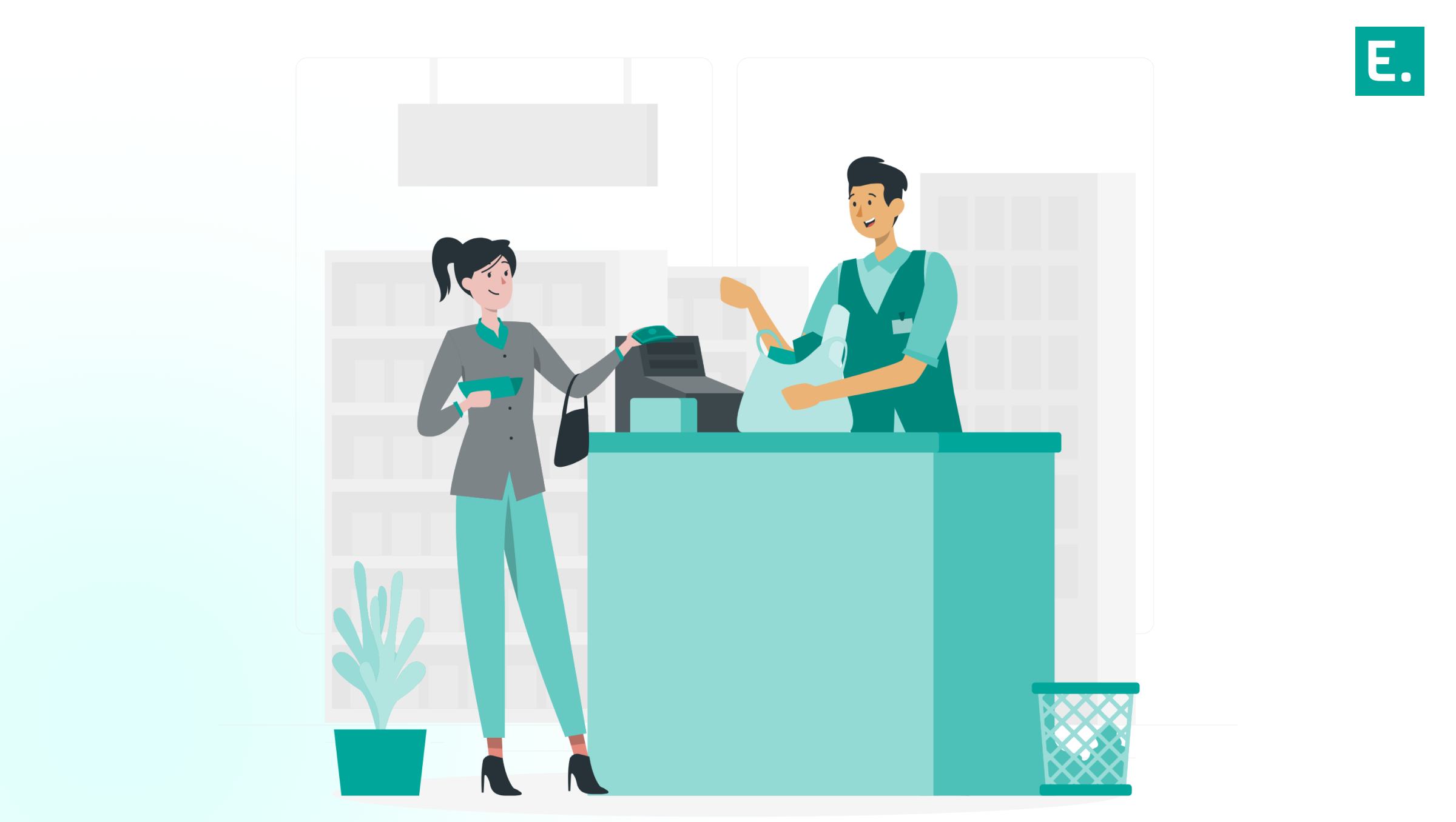 Consultative sales blueprint diagram mapping diagnostic steps to identify and solve e-commerce logistics pain points