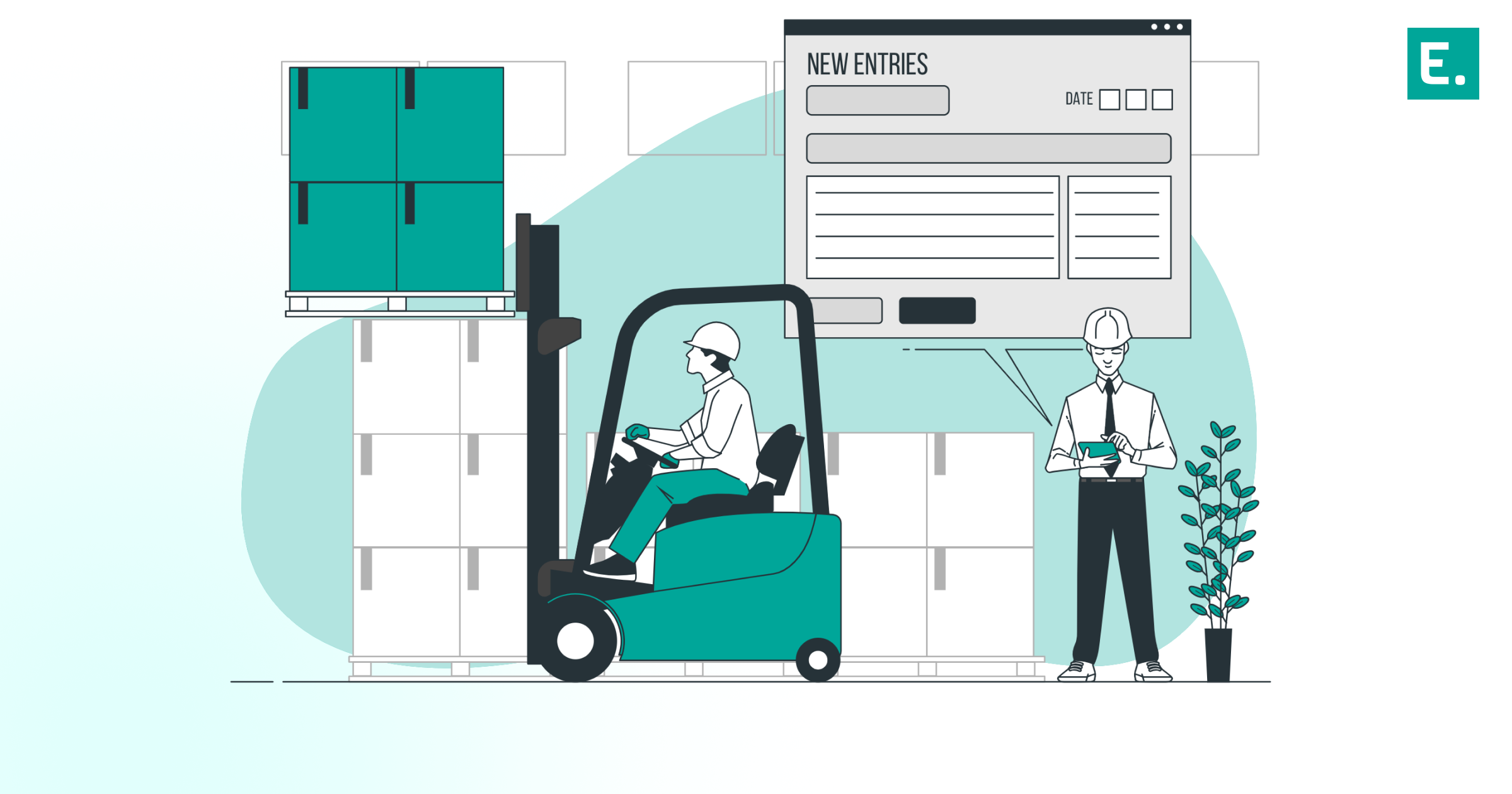 A unified warehouse staging area handling both heavy bulk pallet freight for B2B distributors and individual individual D2C parcel pick lists.