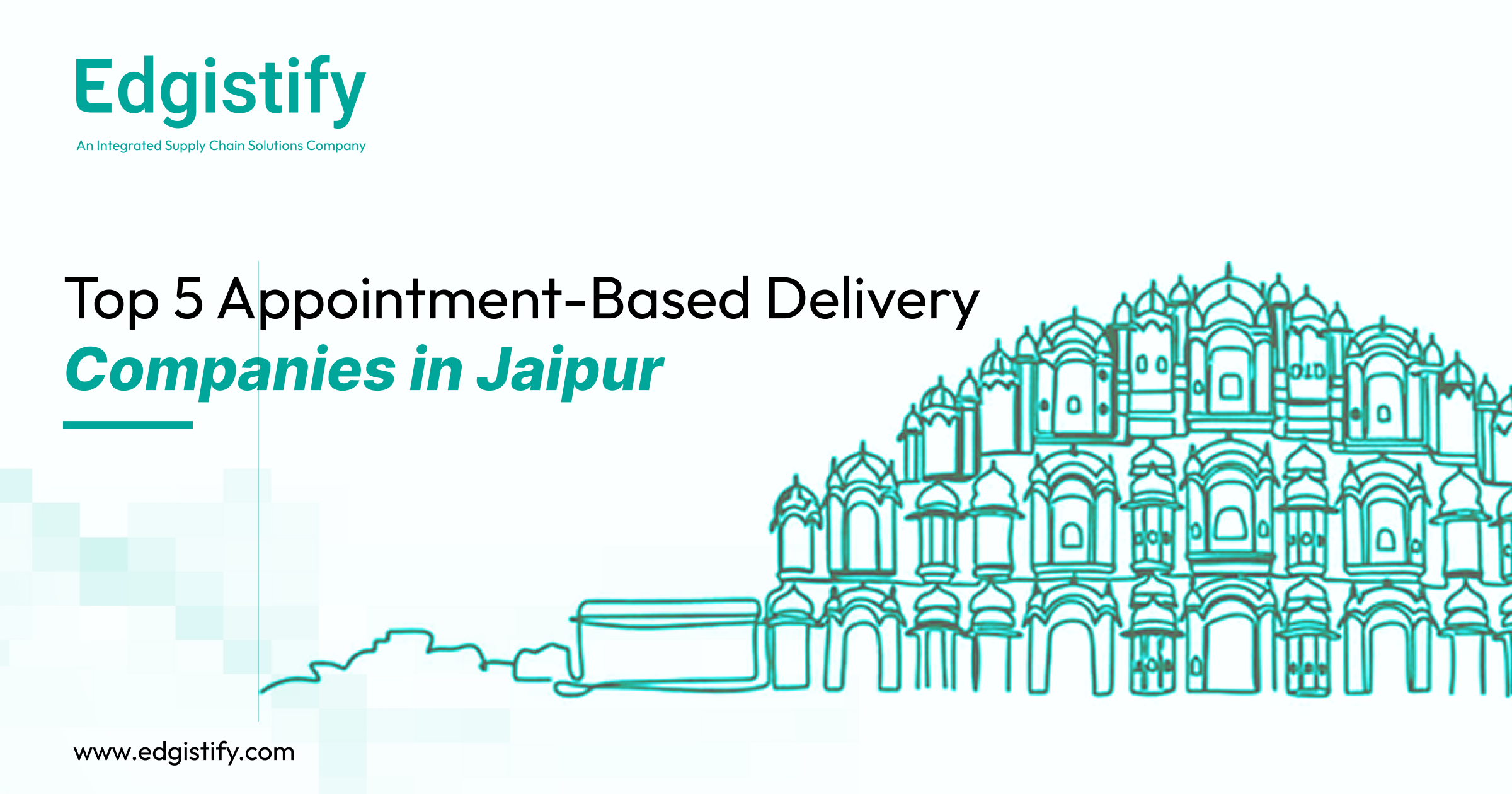 Hyperlocal B2B delivery van timing the entry into Jaipur’s Walled City for retail and handicraft fulfilment.