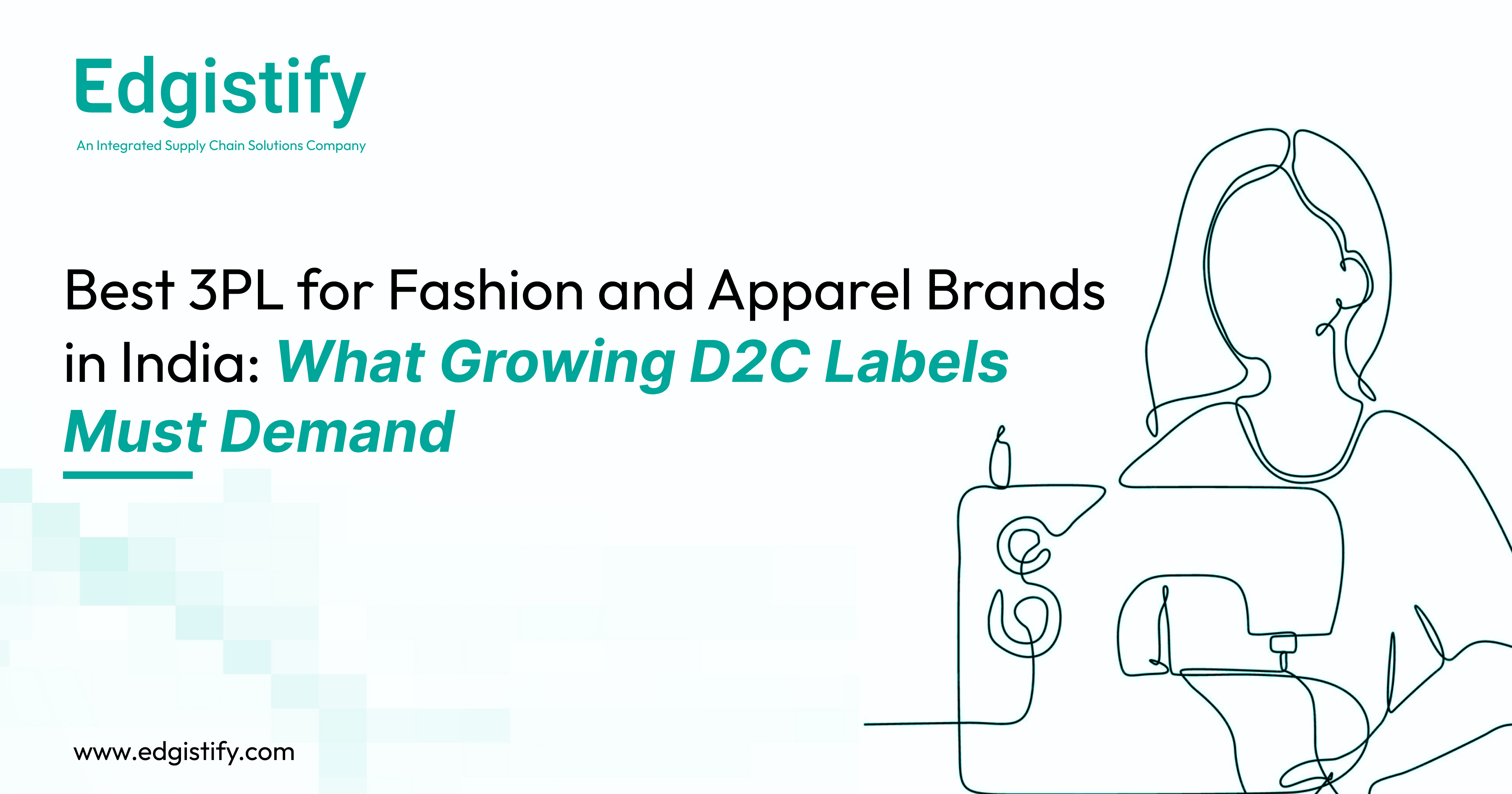 Edgistify fashion fulfilment center showing specialized apparel storage, barcode picking, and QC-enabled returns processing for a D2C brand.