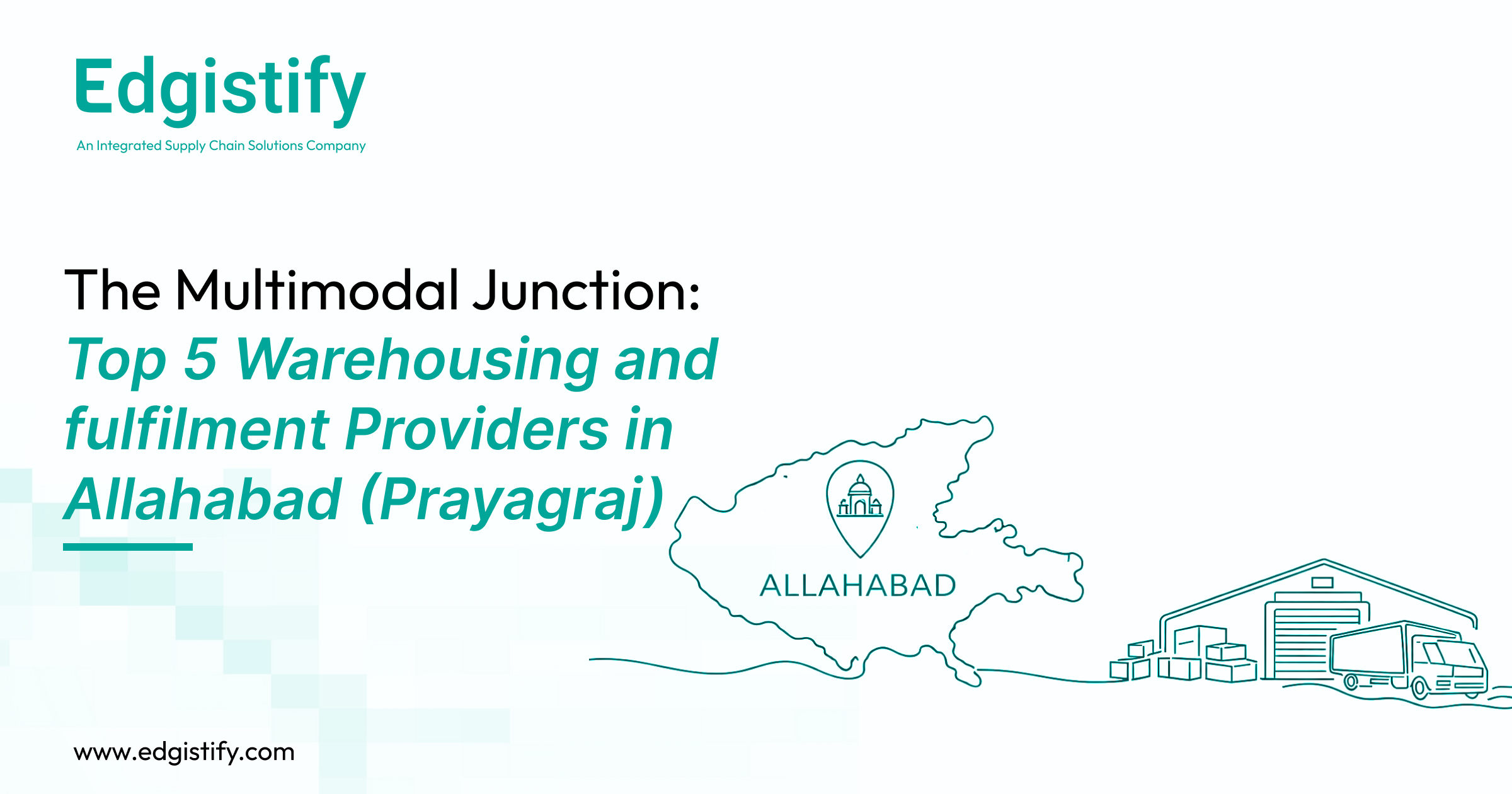 Modern Grade A warehouse near the Eastern Dedicated Freight Corridor (EDFC) in Prayagraj, serving as a multimodal logistics hub.