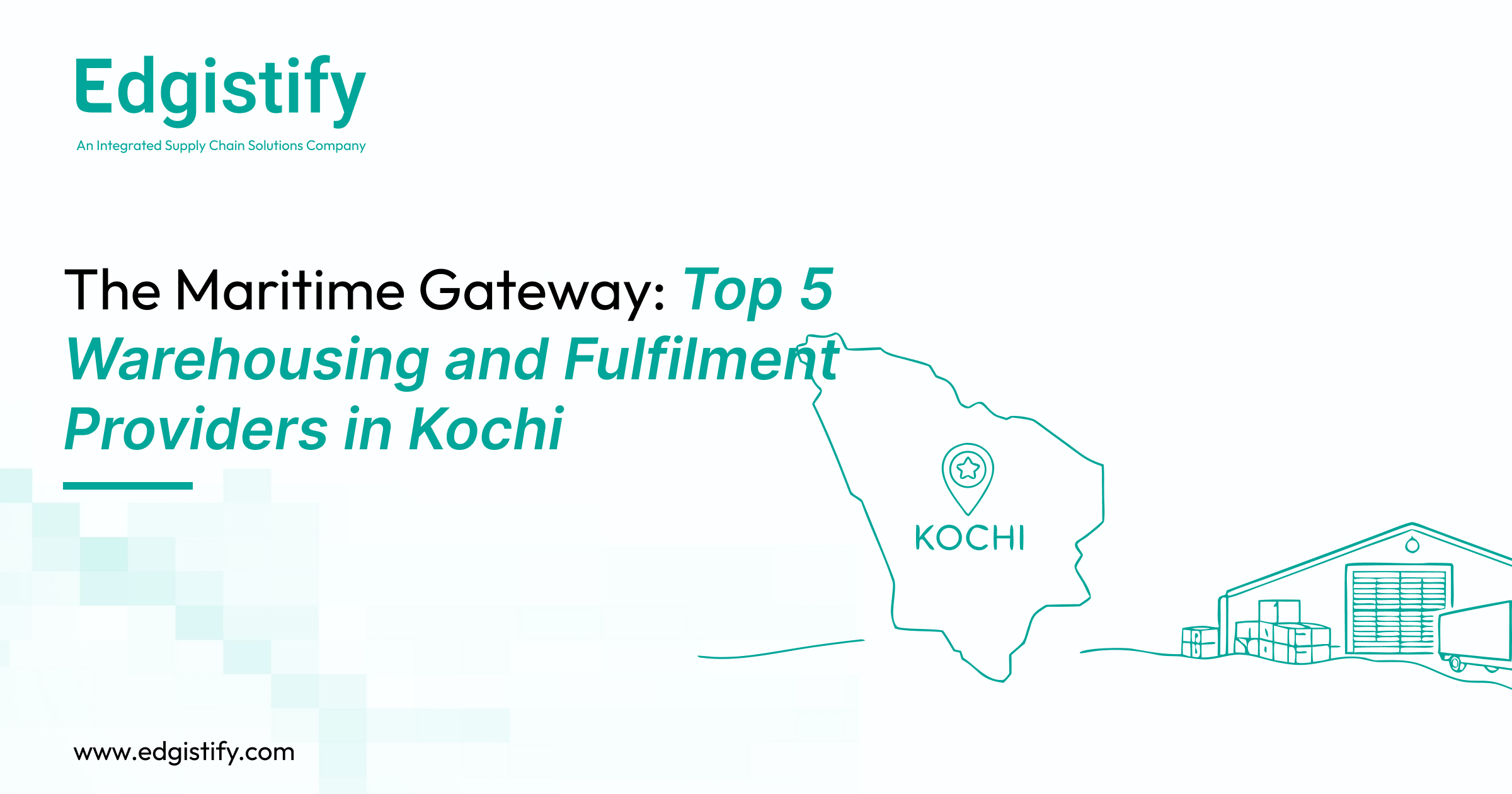 Grade A warehouse and port-side Fulfilment center in Kochi, Kerala, featuring specialized storage for spices and seafood exports.