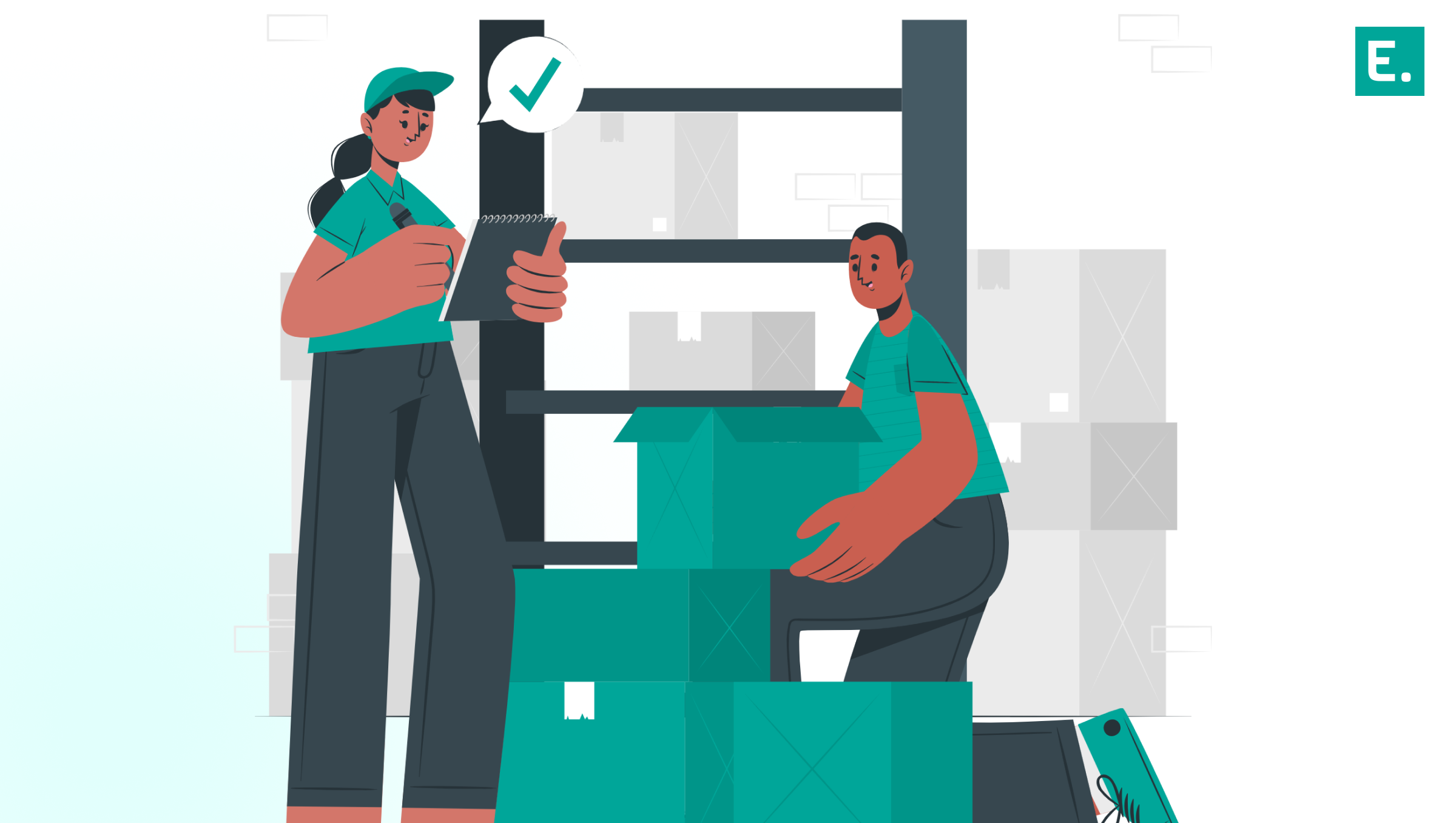 An automated packaging verification console tracking parcel compliance metrics, mispick prevention logs, and damage reduction scores via EdgeOS.