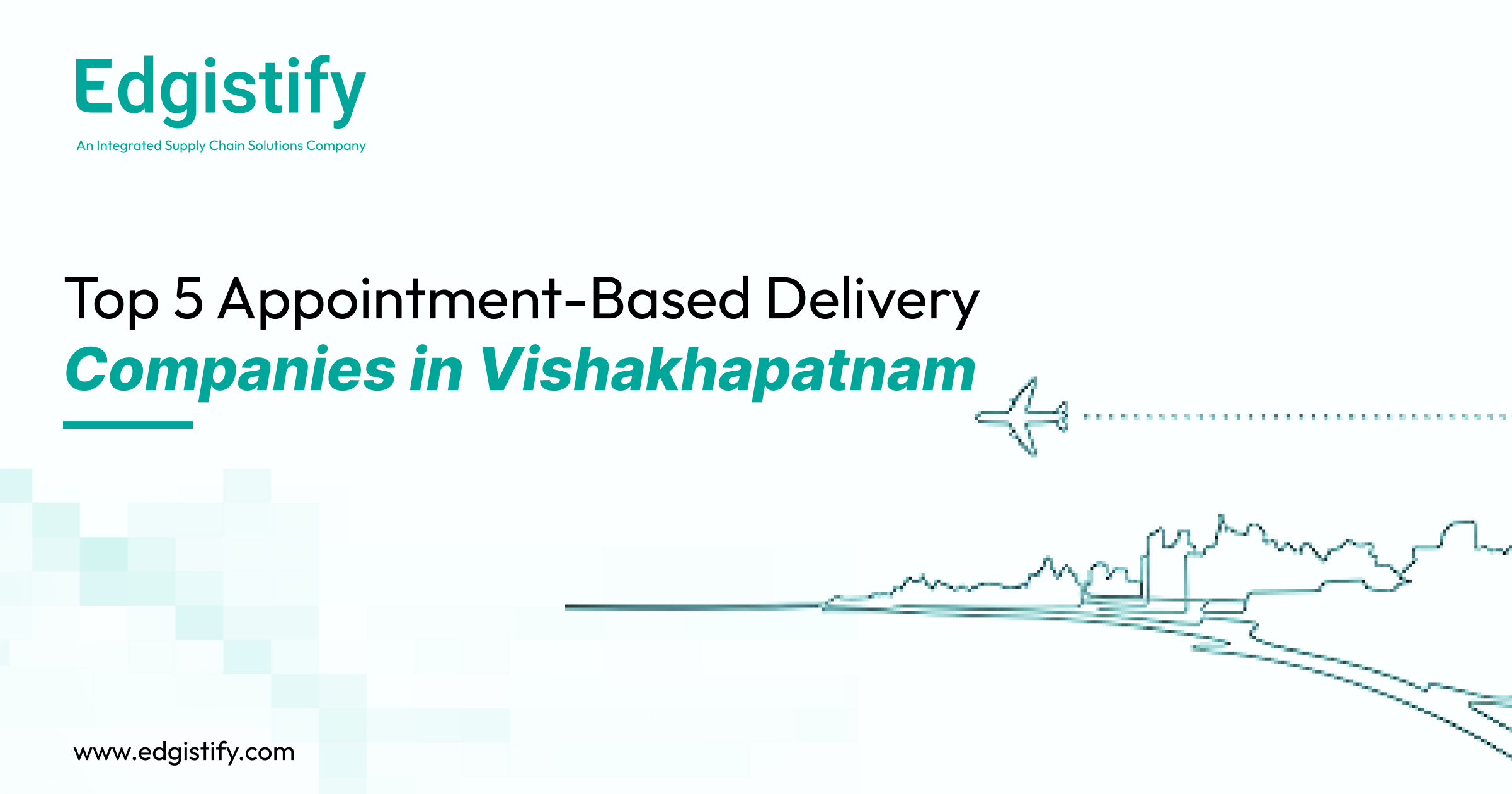 Port-centric B2B logistics truck coordinating delivery windows at Vizag SEZ and Gajuwaka industrial belt.