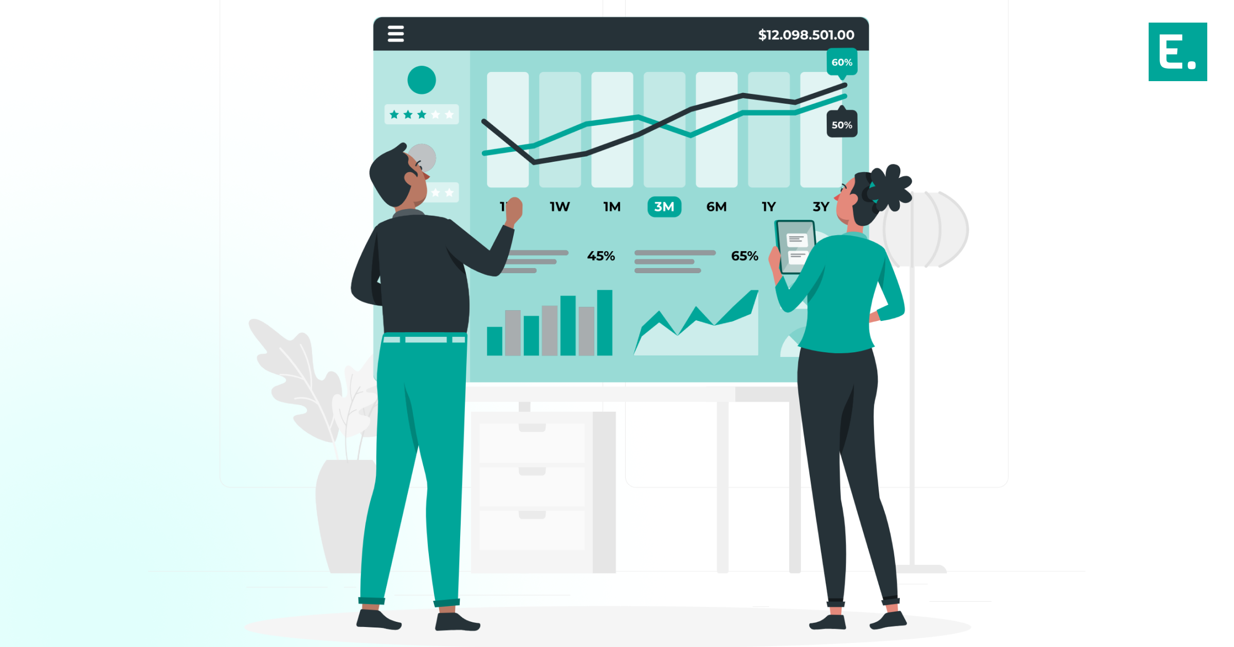 A warehouse management dashboard monitoring real-time dispatch speed metrics linked directly to rising seller performance rating scores on an e-commerce platform.