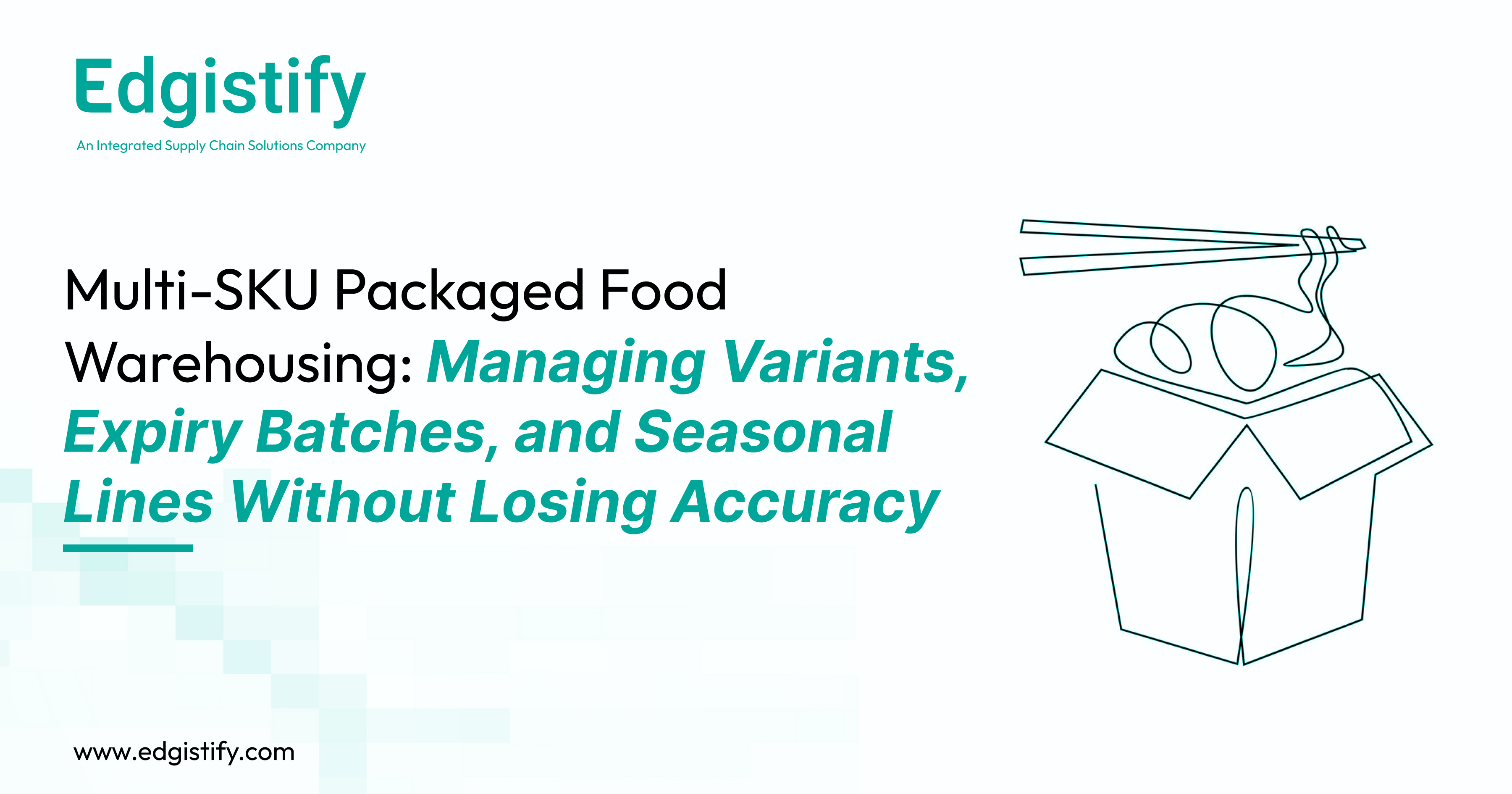 Edgistify's EdgeOS dashboard showing real-time variant tracking, batch expiry alerts, and seasonal inventory health for a food brand.