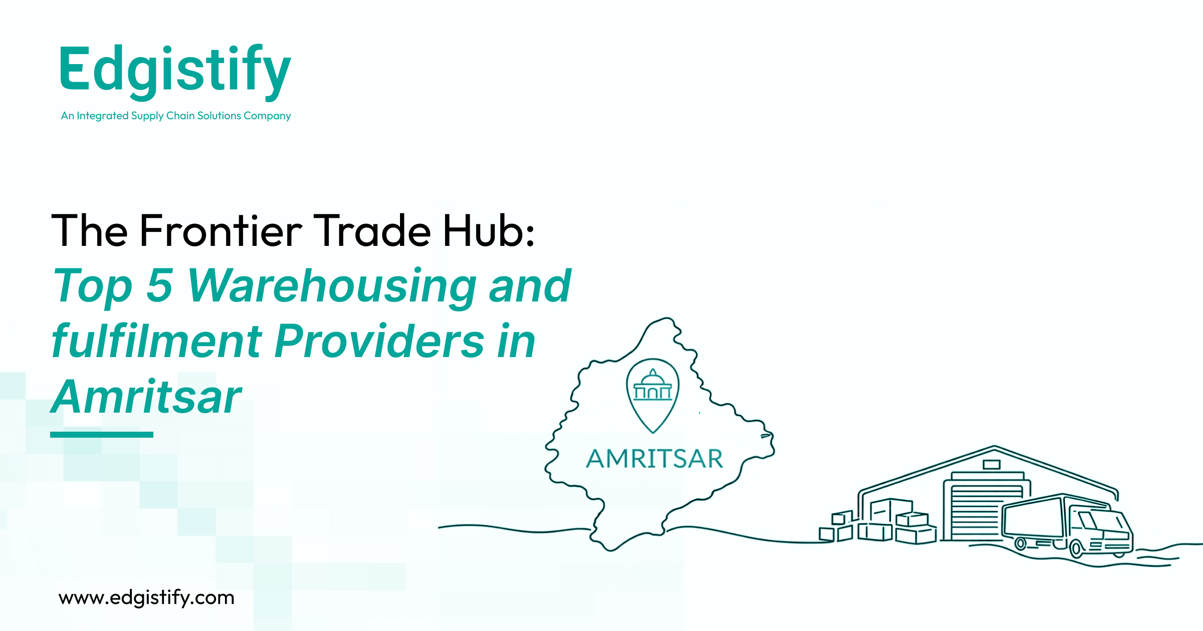 Grade A warehouse facility in Amritsar near the Sri Guru Ram Dass Jee International Airport, optimized for textile and agri-export fulfilment.