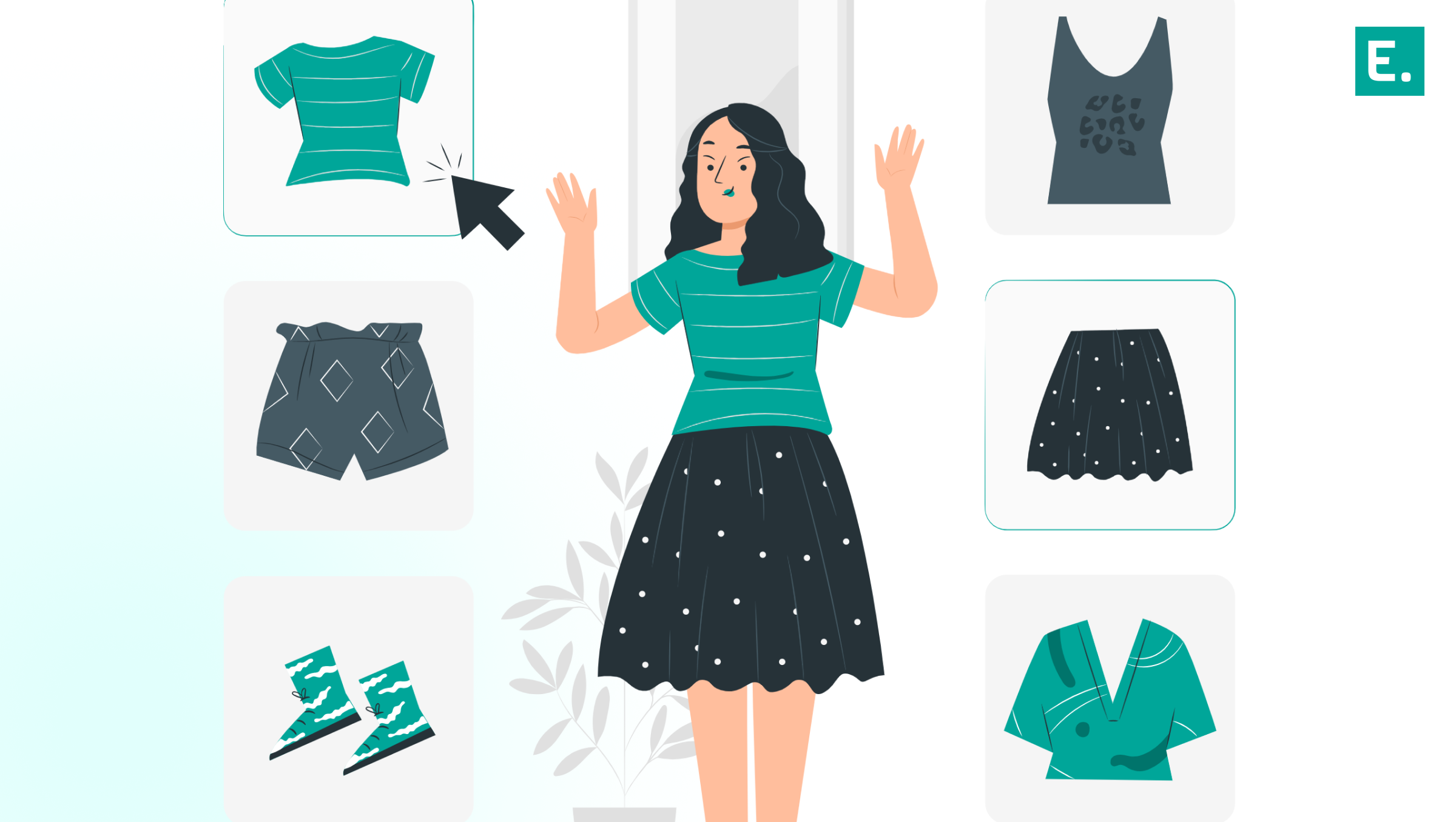 A technical diagram mapping unstructured apparel data into a vector space where semantic attributes cluster together to predict high return rates across different metropolitan regions.