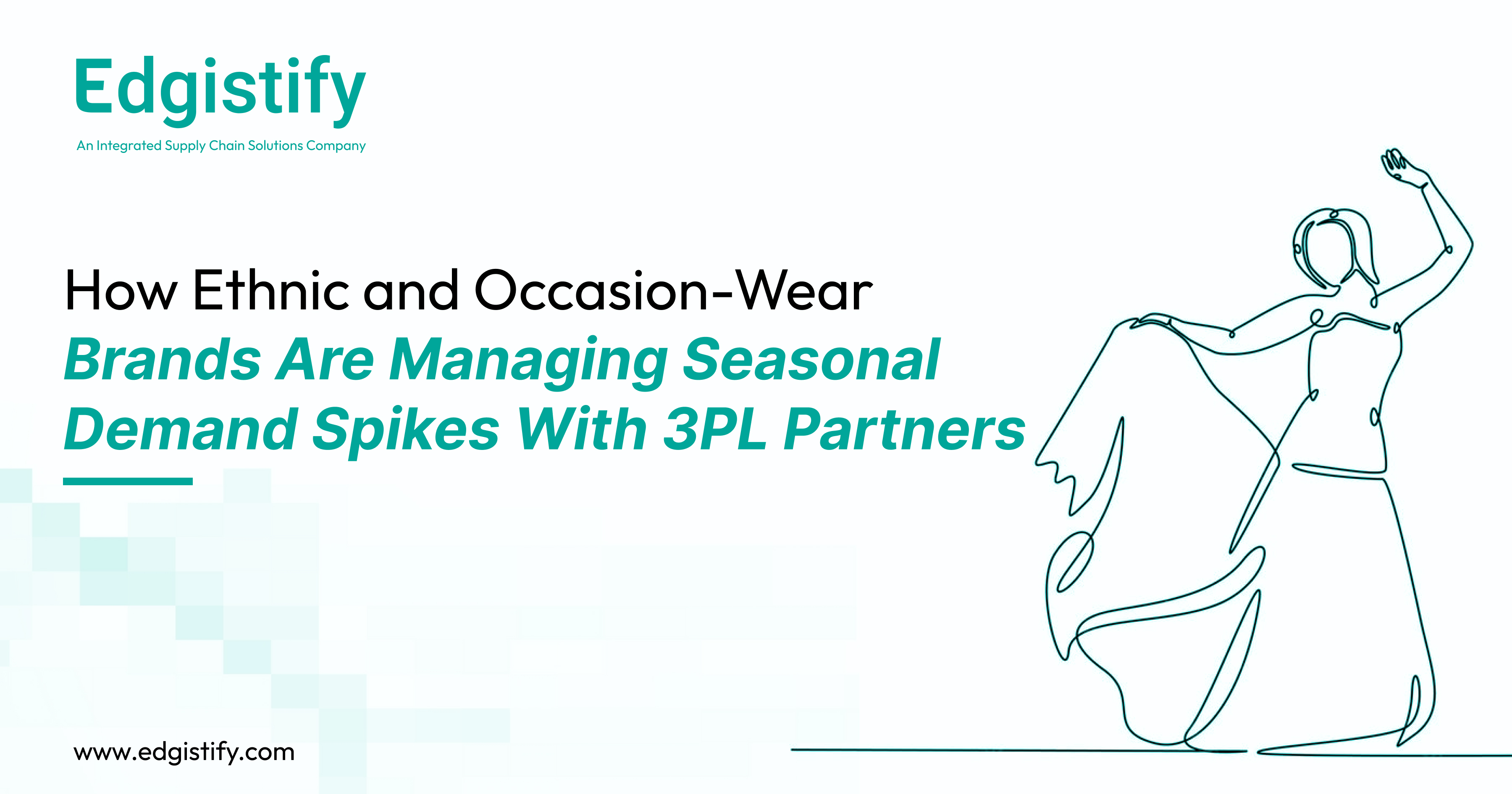  Edgistify's specialized apparel fulfilment center showing real-time seasonal demand tracking and ethnic wear quality checks.