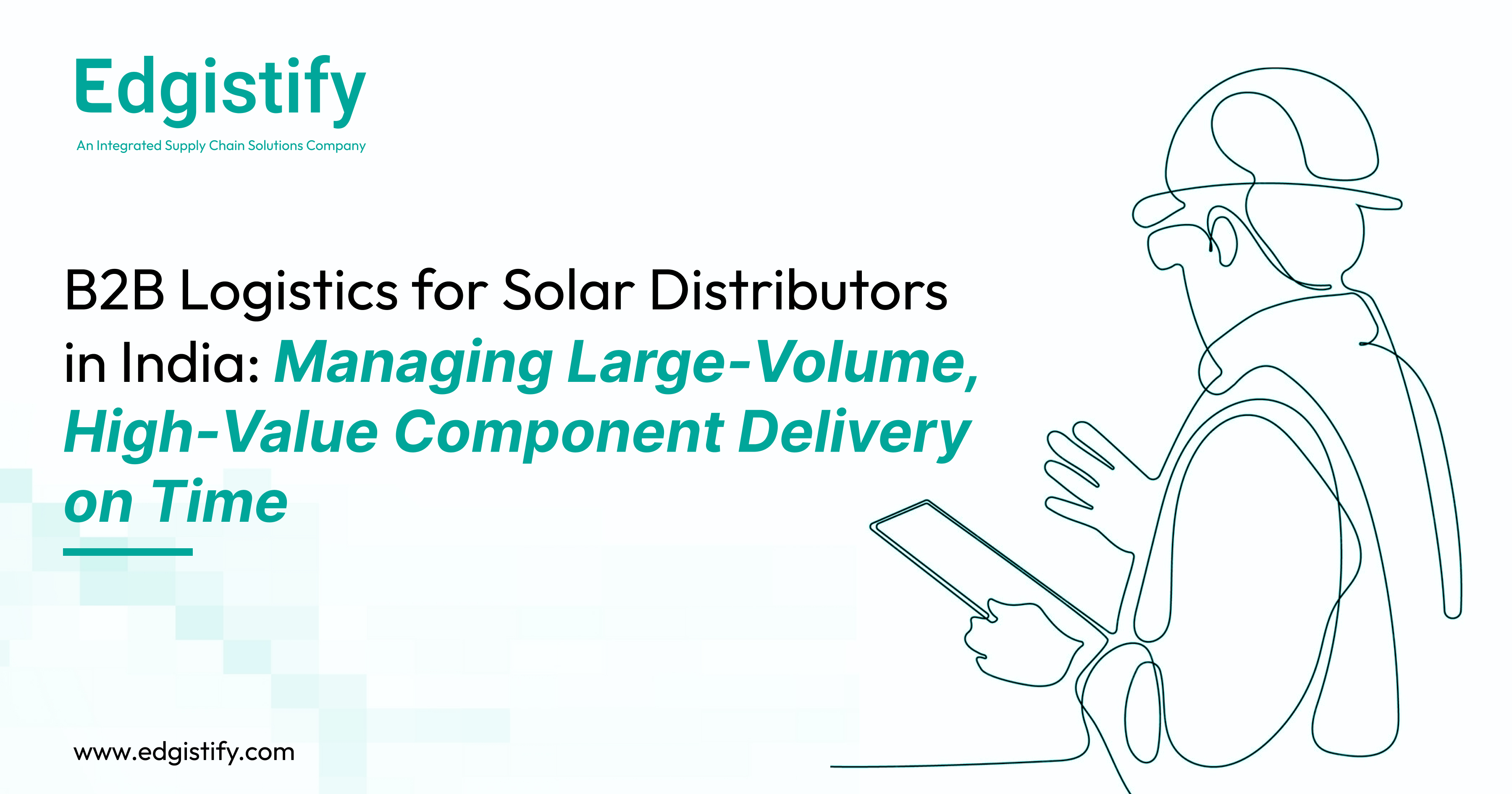 Edgistify's specialized B2B solar warehouse showing vertical racking and real-time inventory tracking for high-volume solar panel distribution.